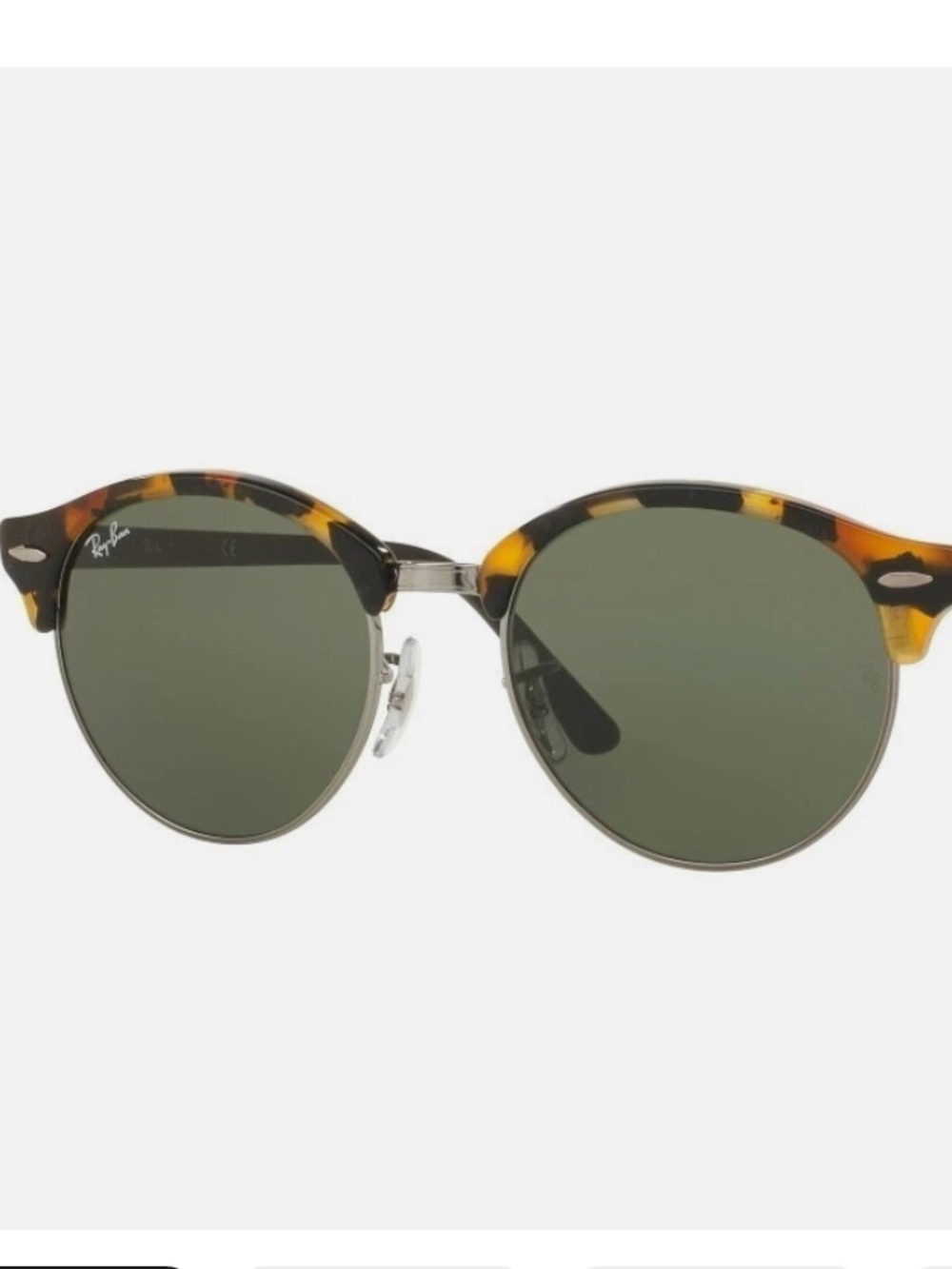 Ray-Ban Clubround Sunglasses in Spotted Black Havana